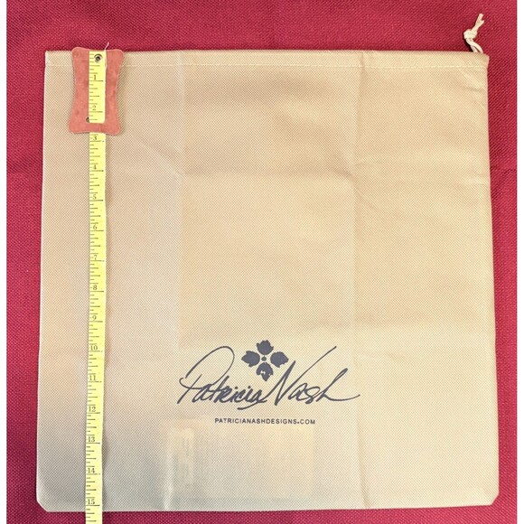 Patricia Nash Dustcover For Handbag -- Approx 15x15" -- Drawstring - Picture 3 of 3
